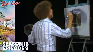 Bob Ross - Barn in Snow Oval (Season 16 Episode 9)