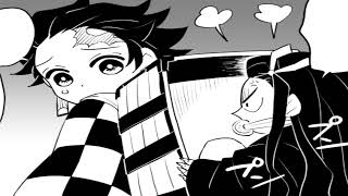 Los celos de Nezuko | Cómic Dub