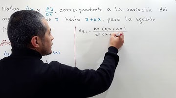 Incremento de una función.