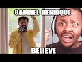 Gabriel Henrique - Believe (Cover) | REACTION