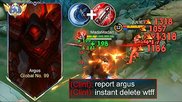 WHEN GLOBAL ARGUS ABUSE THIS NEW BRUTAL 1 HIT BUILD 2025!💀