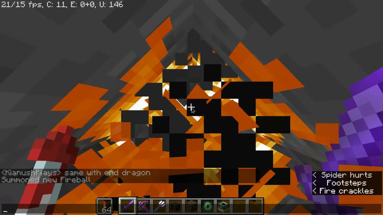 How to make strong fireballs in minecraft (java edition) YouTube