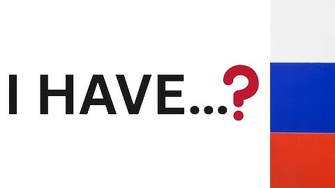 How to say I HAVE in Russian? | Learn Russian language for beginners #learnrussian 