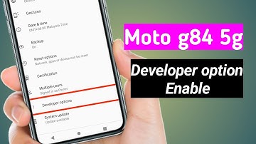 moto g84 5g developer option setting / how to enable developer option in moto g84