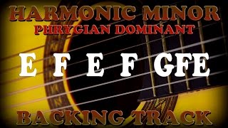 A Harmonic Minor E Phrygian Dominant Flamenco Backing Track chords