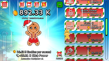 Xmas Cookie Clicker (Gameplay Android)