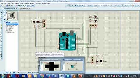 Traffic light controller with Arduino and Proteus