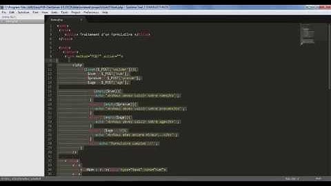 [Créer ton 1er Site] PHP - Traitement d