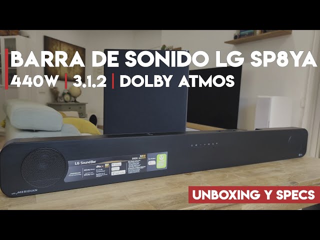 Barra de sonido LG S95QR Dolby Atmos 9.1.5 - UNBOXING y REVIEW completa en  Español. 