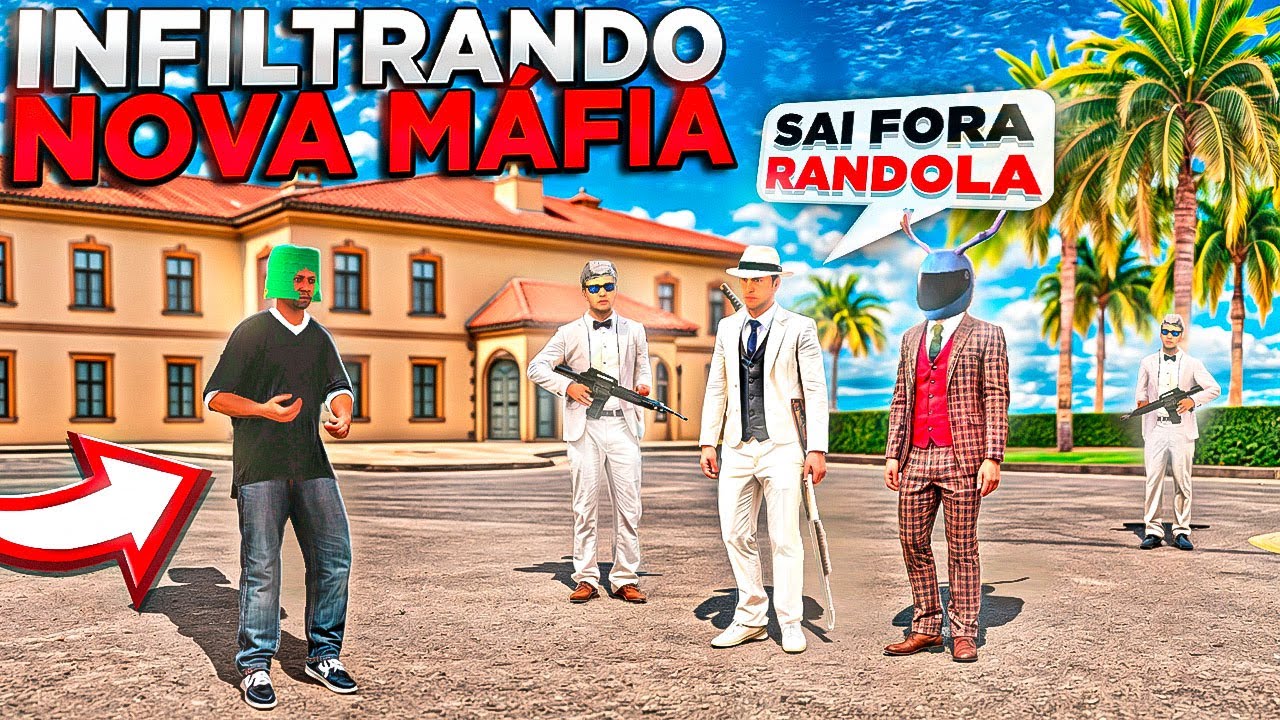 TENTEI ME INFILTRAR NA NOVA MÁFIA (QUASE DEU RUIM) RIO RISE
