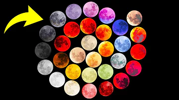 ¿Por qué la luna es de dos colores?