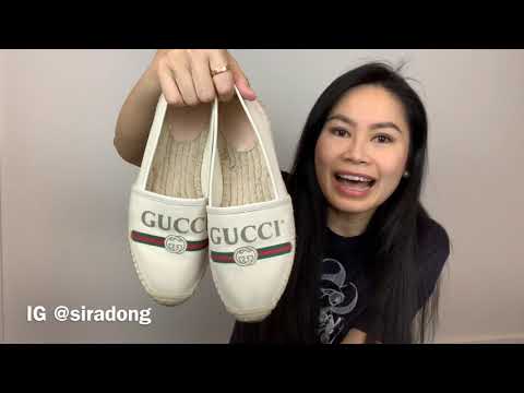 Espadrilles Comparison - LV, Chanel & Gucci เปรียบเทียบรองเท้าชาแนล หลุยส์และกุชชี่