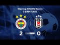 05.02.2012 | Fenerbahçe-Beşiktaş | 2-0