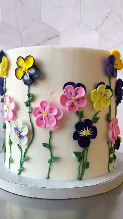 Royal Icing Pansies