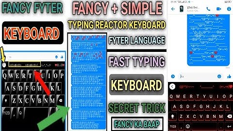 New FyTer keyboard big symbols | facebook fyt new keyboard 2022