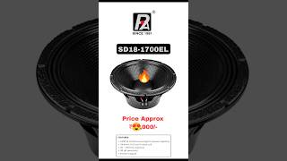 P  Sd181700el Powerful 18 Inch Subwoofer  3400w Bass Test  Dj Sound System Review