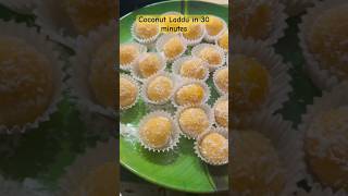 Happy Diwali with sweet coconut laddus sweet shorts diwali coconut india snacks mithai laddu