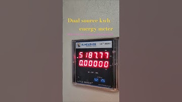 Dual source kwh/Energy Meter#youtubeshorts #ytshorts #electrical #shortvideo #shorts #short