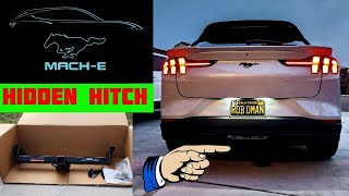 Ford Mustange Mach E Stainless Steel Tow Hitch installation DIY - Torklift \/ Ecohitch - hidden