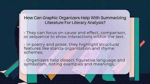 How Can Graphic Organizers Help With Summarizing Literature For Literary Analysis? - The Prose Path