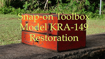 Snap-On Toolbox KRA-149 Restoration