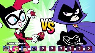 Teen Titans Go Jump Jousts 2 Harley Quinn vs Raven | Cartoon Network Games