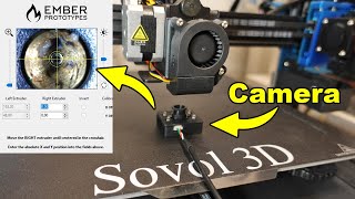 XY calibration camera for IDEX 3D printers by Ember Prototypes - tested on Sovol SV04