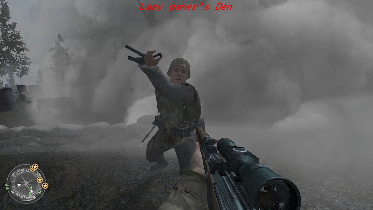 Call of duty 2 : Mission#25 : Rangers Lead the Way - YouTube