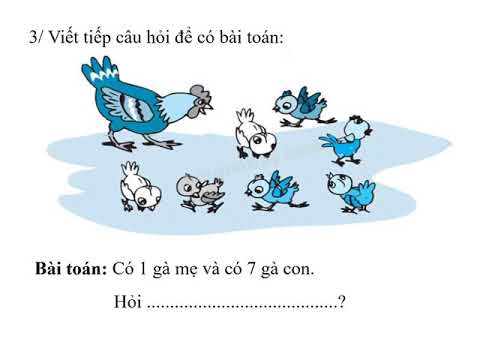 Bài toán có lời văn - Toán lớp 1