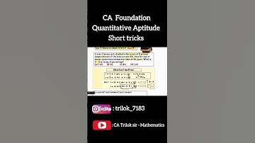 Eenvoudige rente Korte trucs om de rente te vinden ✌️🔥 #caaspirants #cafoundation #shortricks