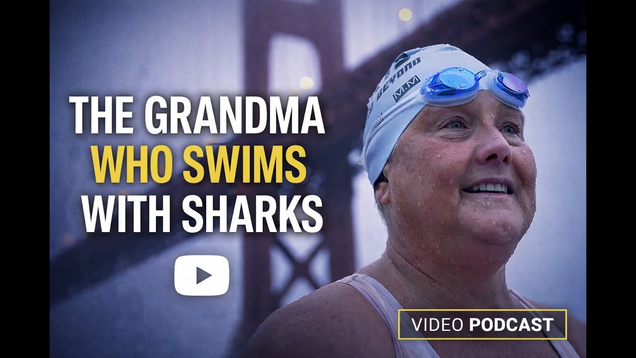 No Wetsuit, Freezing Water, And 17 Hours Non-Stop, Swimming to Shark Island 🦈