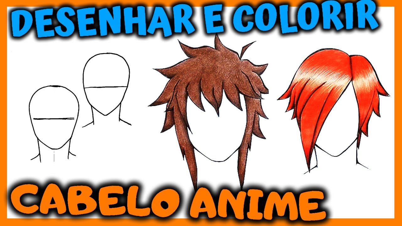 20 ideias de Cabelos anime masculino  esboço de cabelo, cabelo de anime, cabelo  desenho