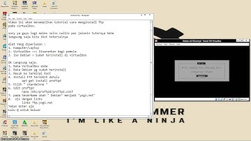 Konfigurasi FTP(File Transfer Protocol) di debian 6 pada Virtual Box