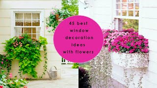 45 Best Window Decoration Ideas With Flowers WINDOW BOX 🌺Оконный Ящик Как Украсить Окно Цветами