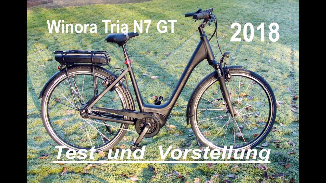  New WINORA Sinus Tria N7 GT E-Bike 2018 Bosch Active Plus.Test und Vorstellung