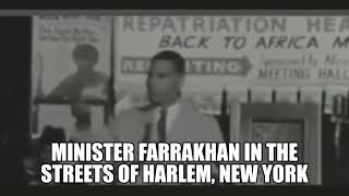 Minister Farrakhan In The Streets Of Harlem, New York (1962)