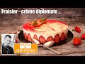 Fraisier crme diplomate  recette par chef sylvain 