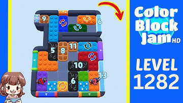 Color Block Jam Level 1282 Solution Walkthrough