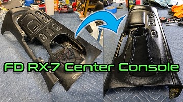 FD RX7 Center Console Refurb and New Shift Boot