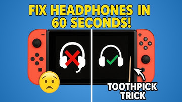 Fix Nintendo Switch Headphone Jack in 1 Minute (NO TOOLS)