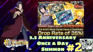 3.5 Anniversary Once A Day Summon 50 Sbs Naruto X Boruto Ninja Voltage Part 2