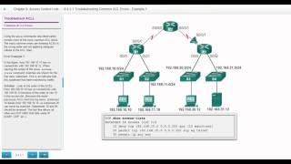 NET 126 Chapter 9 Troubleshooting ACLs