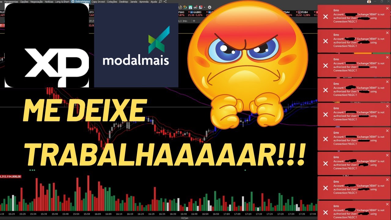 Problemas Modal Mais / Modal Trader / XP e Nelógica - Migração de Contas