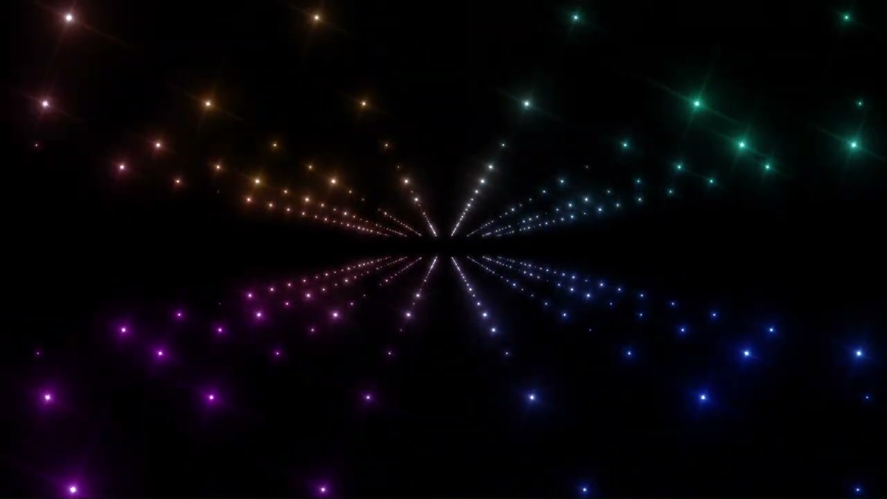 Road to Paradise Disco Lights Neon Colors VFX VJ DJ Loop Visuals Background