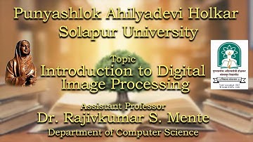 Introduction to Digital Image Processing by Dr. Rajivkumar Mente
