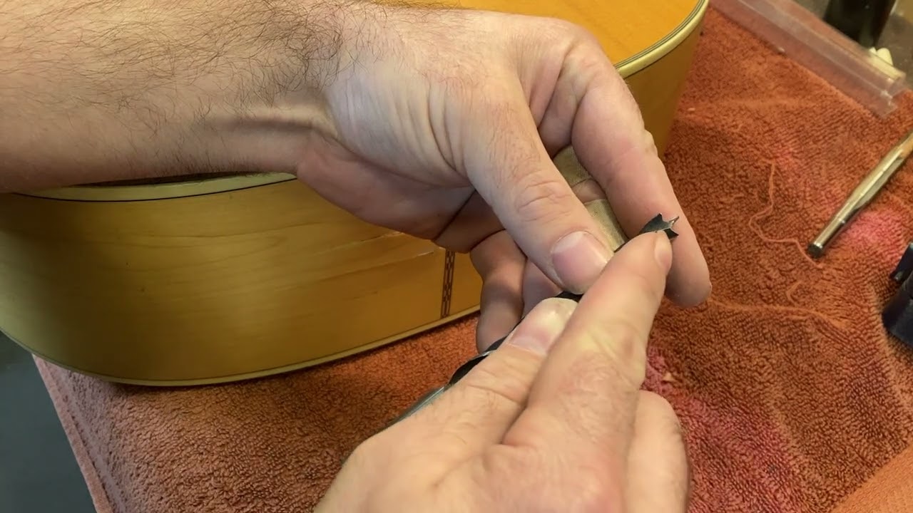 DRILLING A HOLE FOR AN END PIN JACK