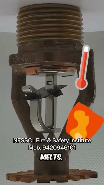 what-is-a-fusible-link-sprinkler-head-youtube