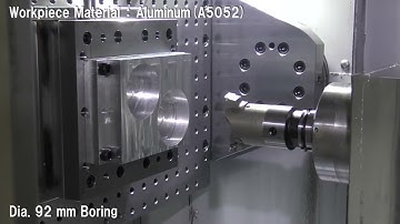 Horizontal Machining Center J6　Boring machining