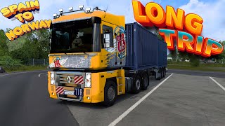 Long Trip, Euro Truck Simulator 2, Logitech G29, Gameplay! (Full Video)