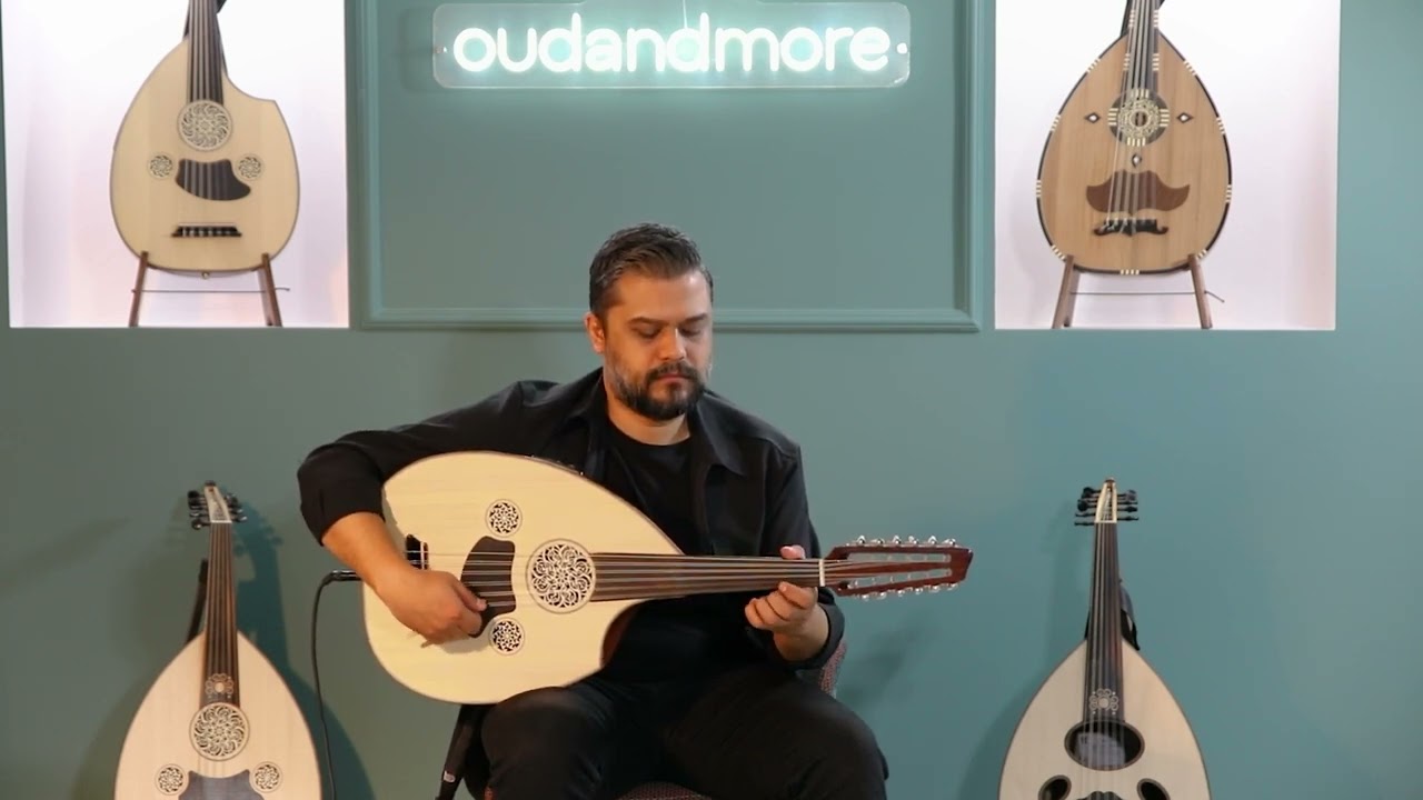 Mahogany Electro Acoustic Oud with Double Cut Made by Kamil Gül